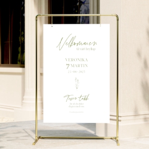 Velkomstplakat Velkomstplakat